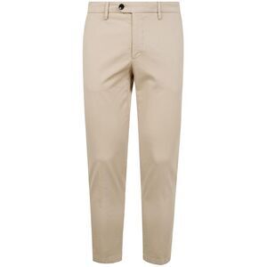 MICHAEL COAL Men's Flat-Front Cotton Chino Pants Men NUDE & NEUTRALS